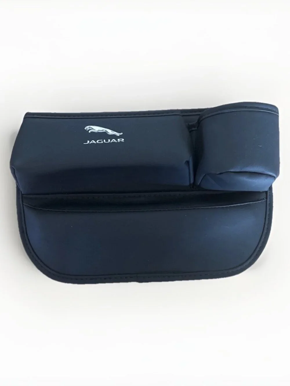 Jaguar Leather Car Seat Gap Storage Organizer Co-pilot